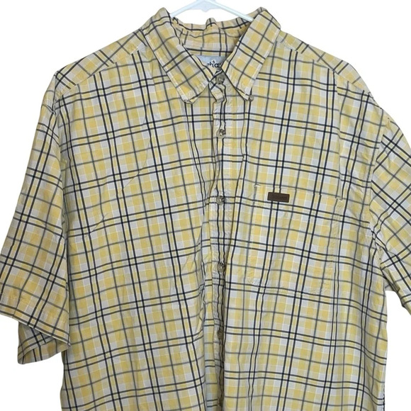 Carhartt S148 Short Sleeve Plaid Shirt Men's XL Button Down 100% Cotton Outdoor - Picture 2 of 11